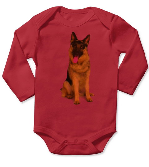 German Shepherd - Mens T-Shirt+FJMFHWG Long Sleeve Baby One-Piece