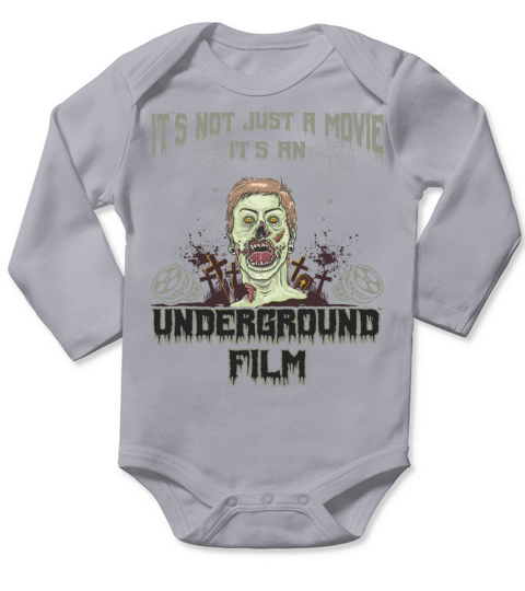 Independent Underground Film Halloween Horror Long Sleeve Baby One-Piece