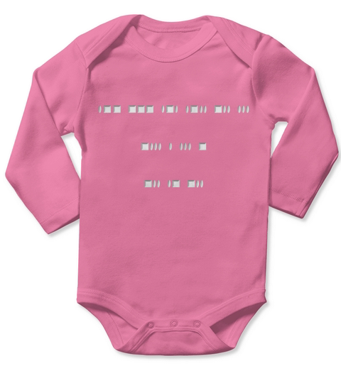 mens morse code tshirt worlds best dad fathers day gift idea Long Sleeve Baby One-Piece