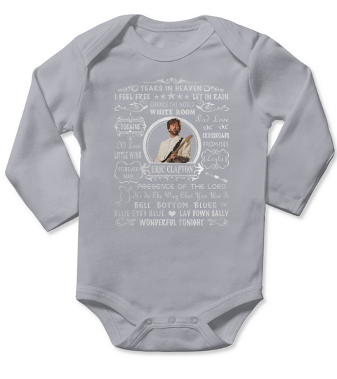 ONLY ERIC CLAPTON FANS Long Sleeve Baby One-Piece