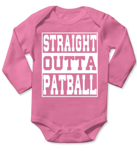 Patball Saying Funny Long Sleeve Baby One-Piece