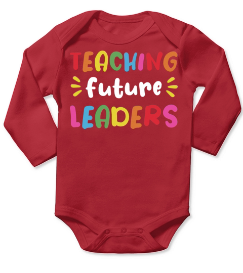 Teaching Future Leaders Long Sleeve Baby One-Piece