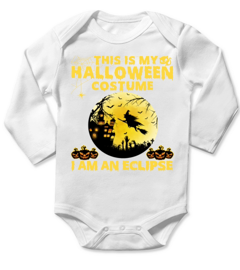 This Is My Halloween Costume I am An Eclipse Long Sleeve Baby One-Piece