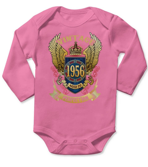 Vintage 1956 Long Sleeve Baby One-Piece