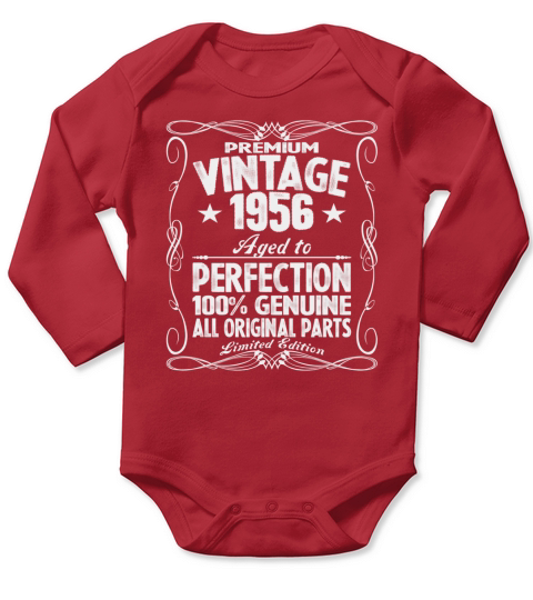 Vintage 1956 Long Sleeve Baby One-Piece