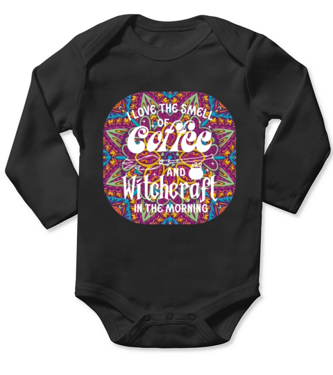 Witchy Funny Quote On a Mandala purple Long Sleeve Baby One-Piece