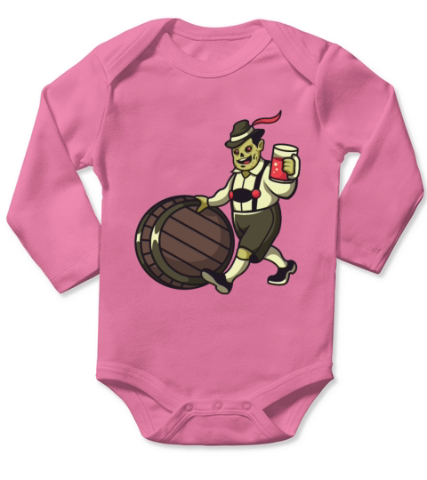 Zombies Bloodied Zombie Long Sleeve Baby One-Piece