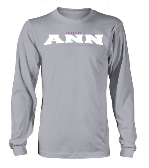 Ann Name Limited Edition Funny Retro Vintage 80s Long sleeved Unisex