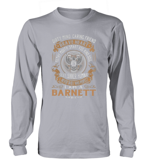 BARNETT Brave Heart Eagle Name Shirts Long sleeved Unisex