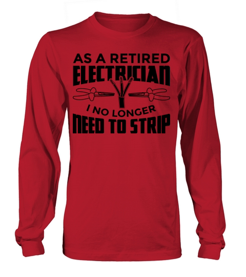 Pensioned Electrician Long sleeved Unisex