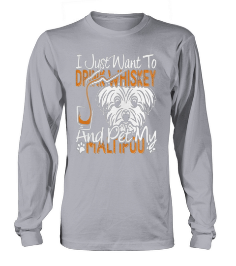 PET MY MALTIPOO DOG SHIRT - Men  Performance T-Shirt Long sleeved Unisex