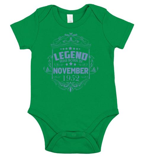 A legend was born in November 1952 Short Sleeve Baby One-Piece