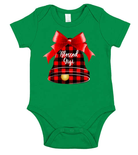 Blessed Gigi Christmas Short Sleeve Baby One-Piece