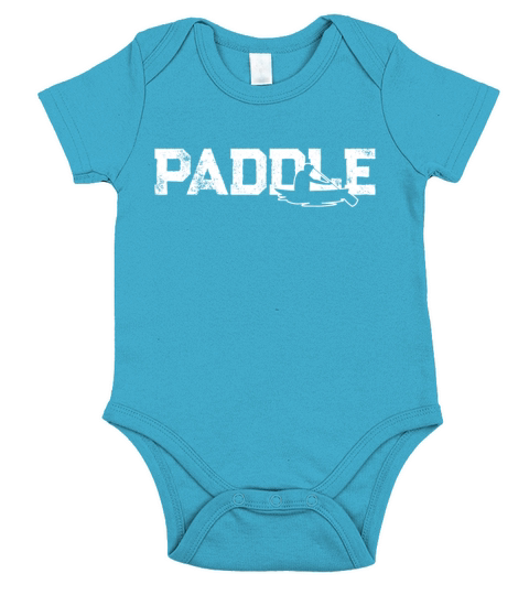 Canoe Canoeing Vintage Paddle Short Sleeve Baby One-Piece
