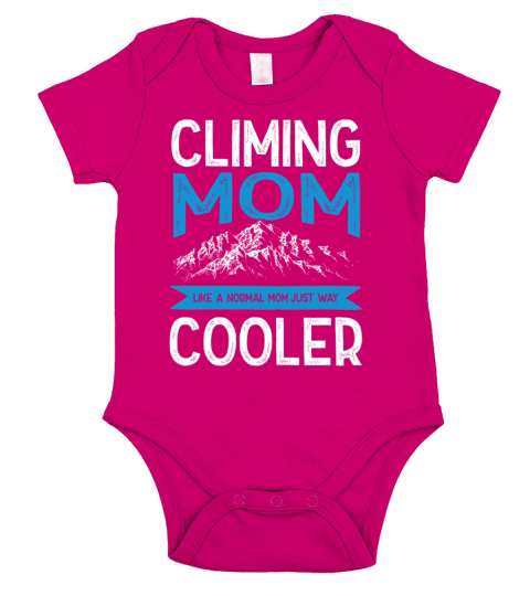 climbing mom Short Sleeve Baby One-Piece