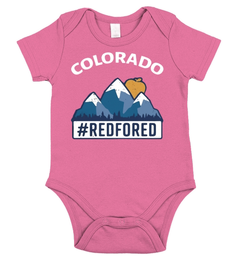 Colorado RedForEd Short Sleeve Baby One-Piece