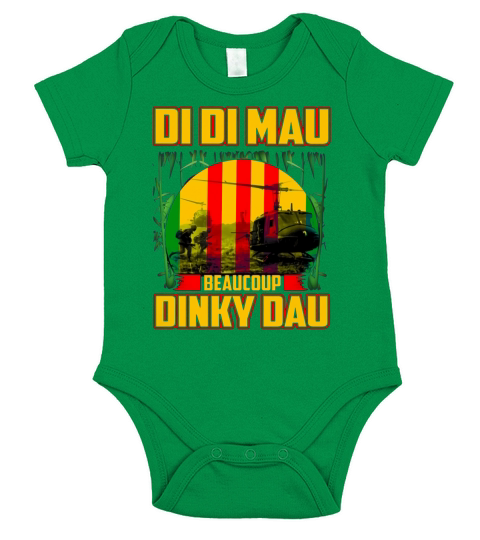 Di di mau beaucoup dinky dau shirt Short Sleeve Baby One-Piece
