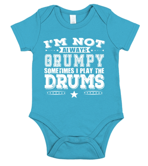 Drums Short Sleeve Baby One-Piece