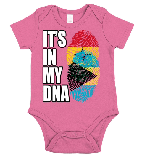 Ghanaian And Bahamian Mix Heritage DNA Flag Short Sleeve Baby One-Piece
