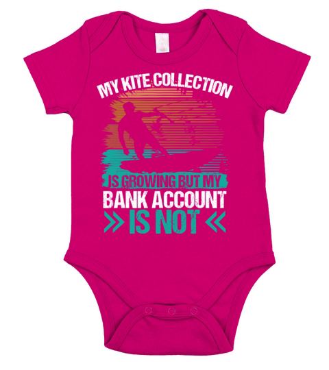 Kiteboarding Vintage Kite Collection Kitesurfing Short Sleeve Baby One-Piece