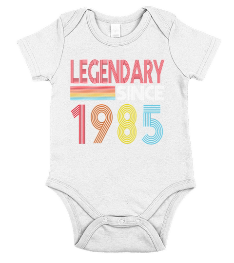 Legendary Since 1985 Short Sleeve Baby One-Piece