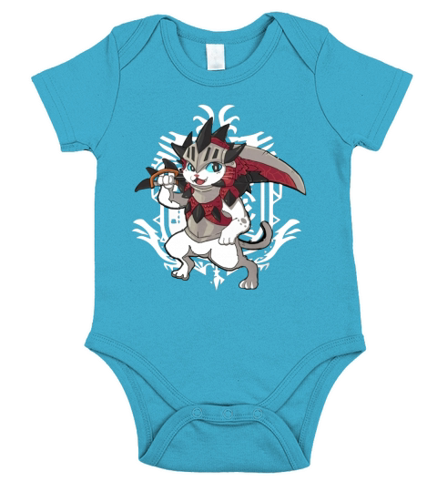 MONSTER HUNTER - RATHALOS PALICO Short Sleeve Baby One-Piece