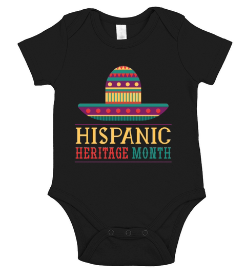 National Hispanic Heritage Month Short Sleeve Baby One-Piece