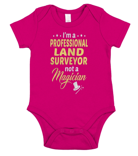 Professional Land Surveyor Short Sleeve Baby One-Piece