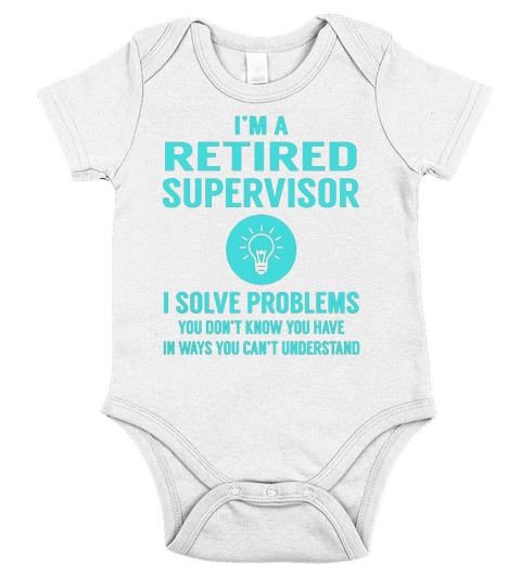 Retired Supervisor Short Sleeve Baby One-Piece
