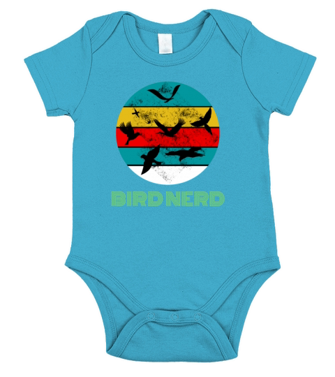 Retro Vintage Birding Bird Watching Funny Bird Wat Short Sleeve Baby One-Piece
