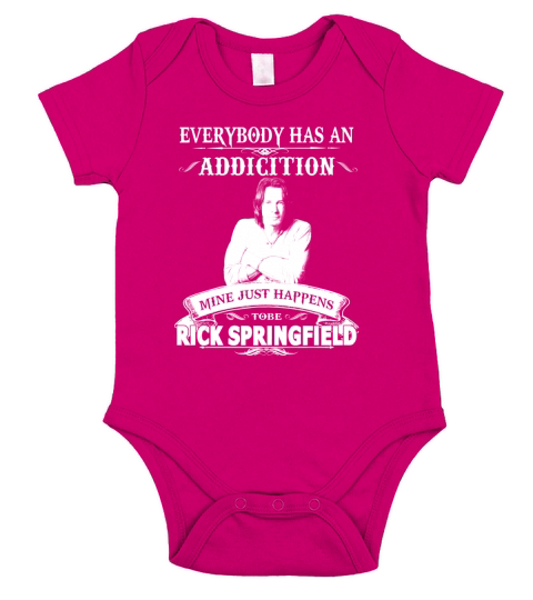 Rick Springfield addiction Short Sleeve Baby One-Piece