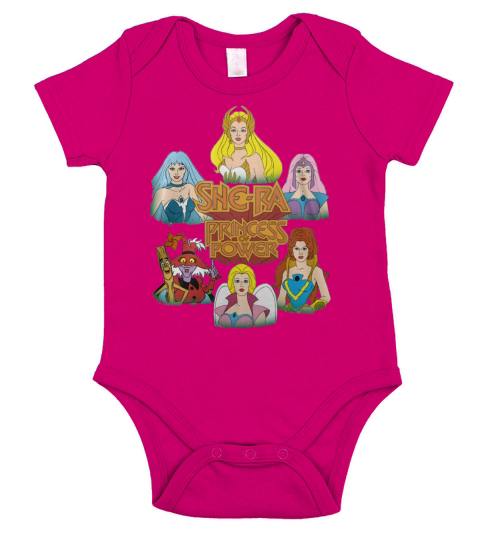 She-ra Princess Of Power - Mädchen des großen Aufstands - Farbe Short Sleeve Baby One-Piece