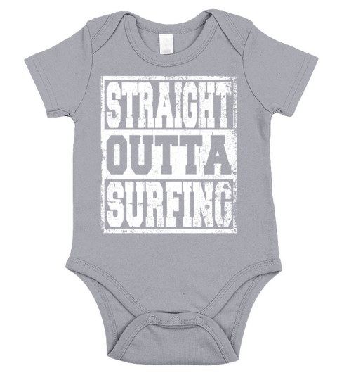 Surfing Saying funny Short Sleeve Baby One-Piece