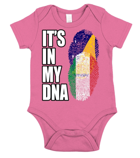 Tokelauan And Italian Mix Heritage DNA Flag Short Sleeve Baby One-Piece