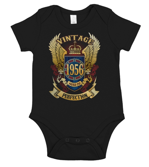 Vintage 1956 Short Sleeve Baby One-Piece