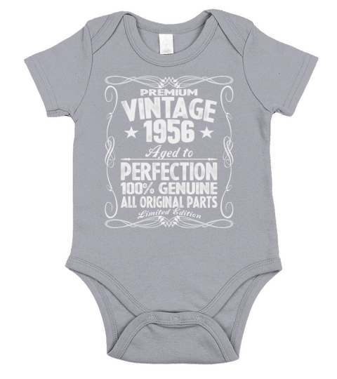 Vintage 1956 Short Sleeve Baby One-Piece