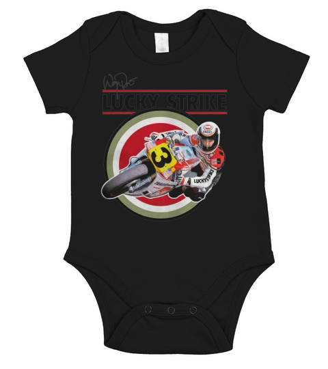 Wayne Rainey Lucky Strike Short Sleeve Baby One-Piece