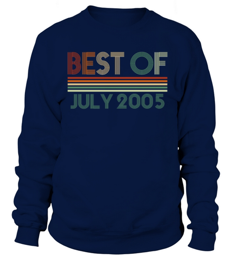 17th birthday July vintage 2005 gift idea Sweatshirt Unisex