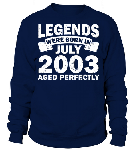 19th birthday July vintage 2003 gift idea Sweatshirt Unisex