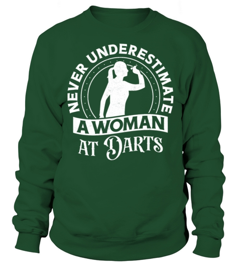 Darts Girl Vintage Never Sweatshirt Unisex