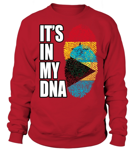 Ghanaian And Bahamian Mix Heritage DNA Flag Sweatshirt Unisex