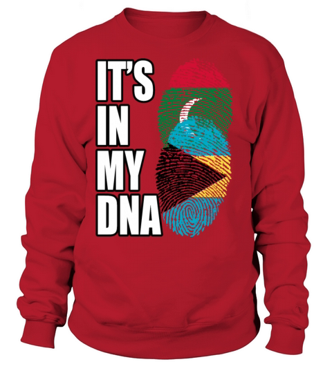 Maldivian And Bahamian Mix Heritage DNA Flag Sweatshirt Unisex