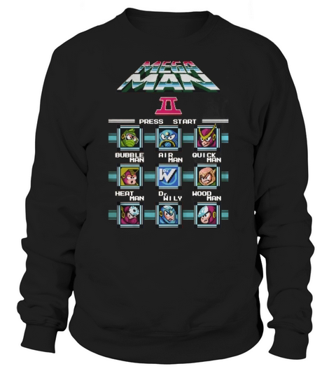 Megaman 2 (Stage Select) T-Shirt Sweatshirt Unisex
