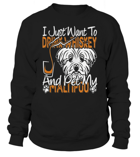 PET MY MALTIPOO DOG SHIRT - Men  Performance T-Shirt Sweatshirt Unisex