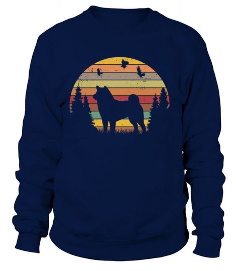 Shiba Inu Retro Akita Vintage Sweatshirt Unisex
