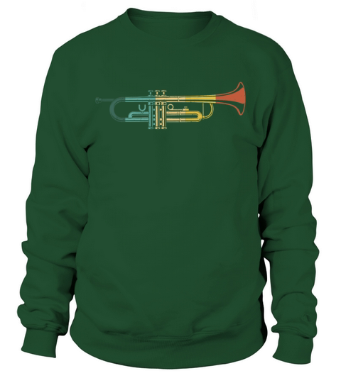 Trumpet Player Retro Vintage Sweatshirt Unisex