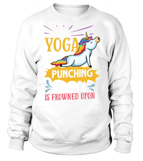 Yoga Unicorn Beginner Workout Quotes Meditation Sweatshirt Unisex