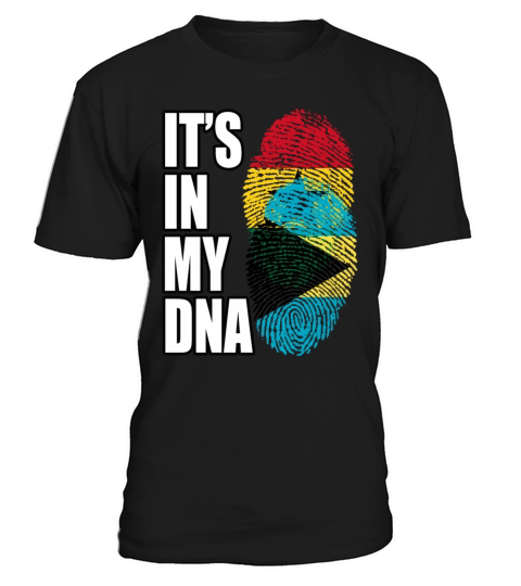 Ghanaian And Bahamian Mix Heritage DNA Flag T-Shirt Unisex