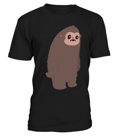 Halloween Bigfoot Cute Clipart T-Shirt Unisex