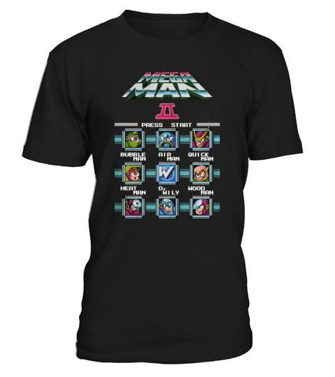 Megaman 2 (Stage Select) T-Shirt T-Shirt Unisex